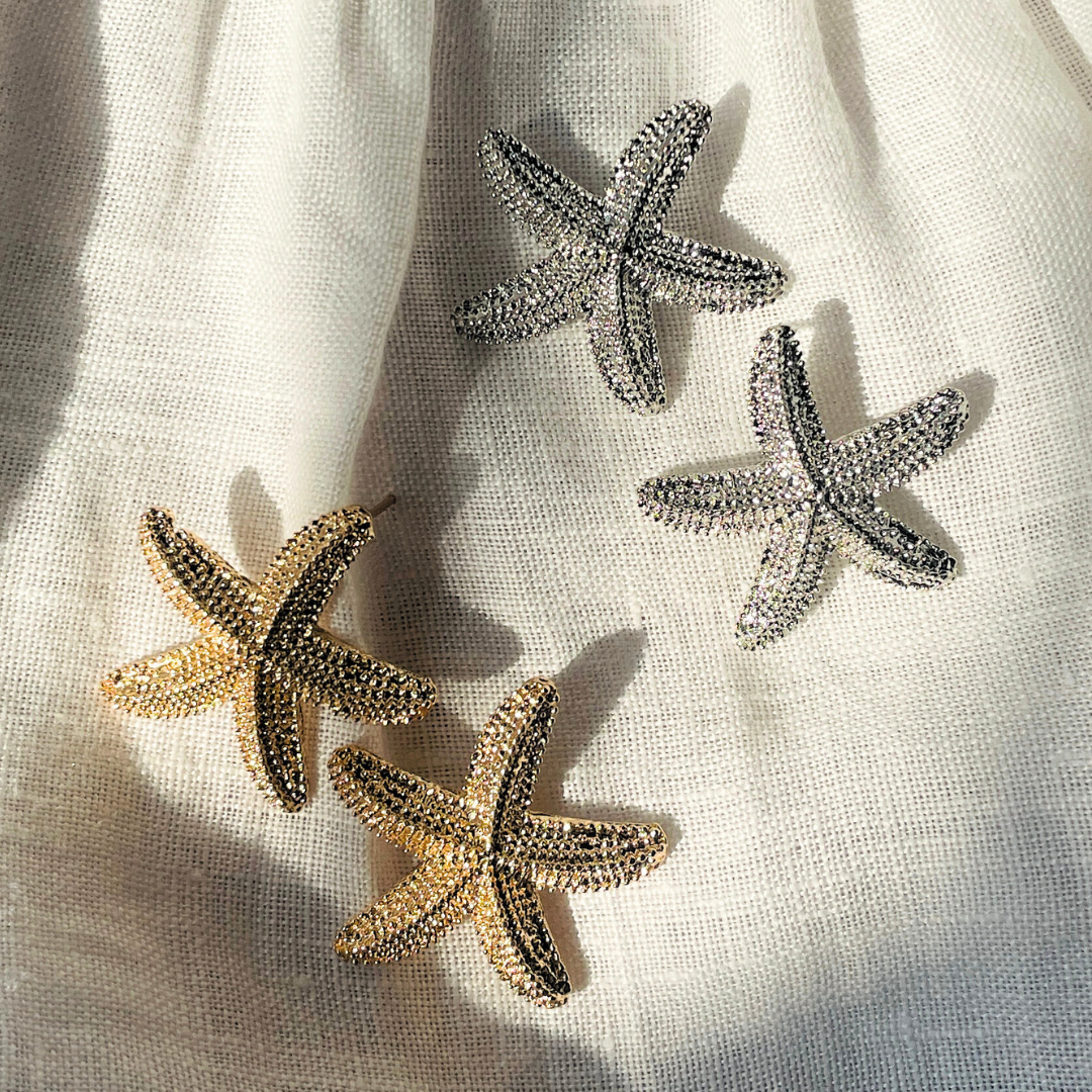 NEW Gold starfish studs - limited edition