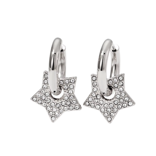 Silver/white sparkle 3-in-1 star huggies