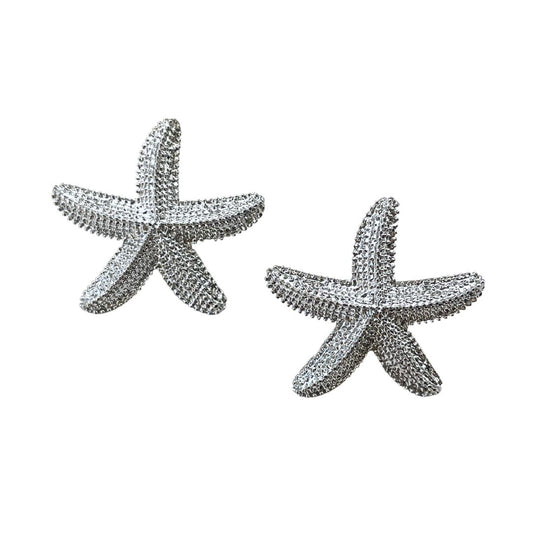 NEW Silver starfish studs - limited edition