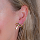 Mini gold bow studs